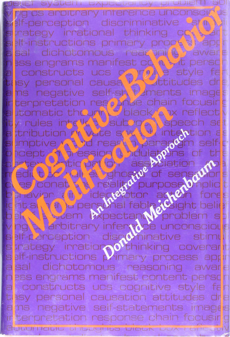 Cognitive-Behavior Modification: An Integrative Approach (The Plenum Behavior Therapy Series) front cover by Donald Meichenbaum, ISBN: 0306310139