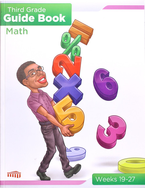 Math Guide Book: Third Grade, Weeks 19-27 front cover by Lincoln Interactive, ISBN: 1936318601