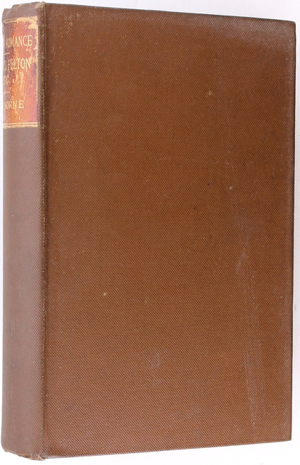 Dolliver Romance Fanshawe and Septimius Felton with an Appendix Containing the Ancestral Footstep front cover by Nathaniel Hawthorne