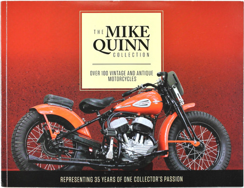 The Mike Quinn Collection: Over 100 Vintage and Antique Motorcycles, Harrisburg, Sunday, July 27, 2014 front cover by Mecum Auctions