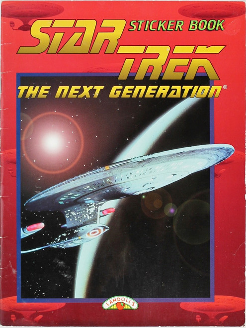 Star Trek the Next Generation Sticker Book front cover