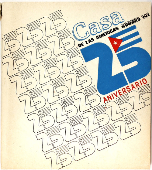 Casa de las Americas Numero 141, Noviembre-Diciembre 1983 front cover by Roberto Fernandez Retamar
