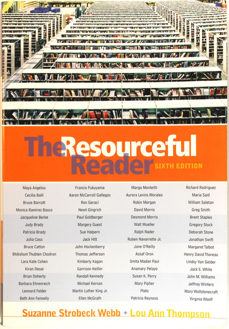 The Resourceful Reader front cover by Suzanne Strobeck Webb, Lou Ann Thompson, ISBN: 083840779X