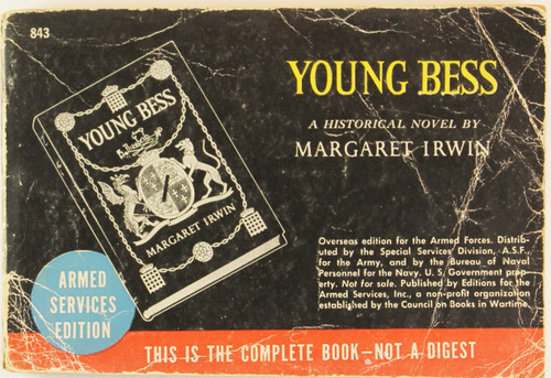 Young Bess front cover by Margaret Irwin