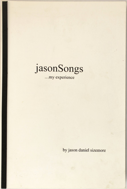 jasonSongs...my experience front cover by Jason Daniel Sizemore