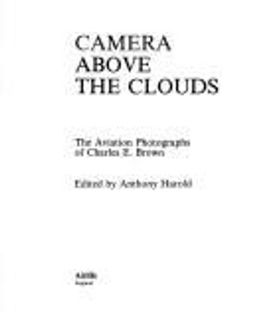 Camera Above the Clouds (Vol 1) front cover by Harold, A., ISBN: 0906393310