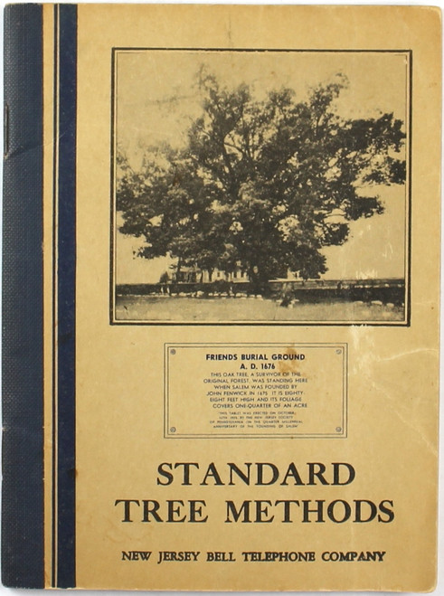 Standard Tree Methods front cover by New Jersey Bell Telephone Company