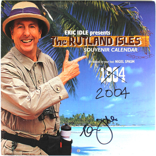 Eric Idle Presents: The Rutland Isles Souvenir Calendar 2004 front cover by Eric Idle