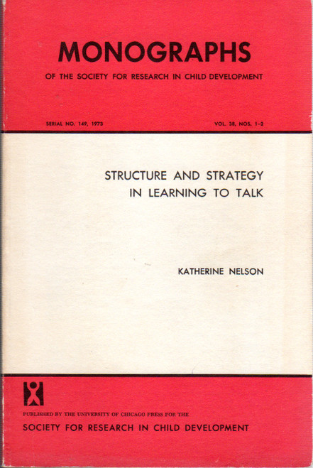 Structure and Strategy in Learning to Talk front cover by Katherine Nelson