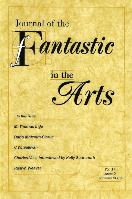 Journal of the Fantastic In the Arts (Volume 17, Issue 2) front cover by Brian Attebery