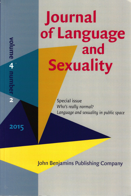 Journal of Language and Sexuality (Volume 4, Number 2) front cover by William L. Leap, Heiko Motschenbacher