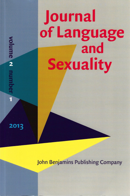 Journal of Language and Sexuality (Volume 2, Number 1) front cover by William L. Leap, Heiko Motschenbacher