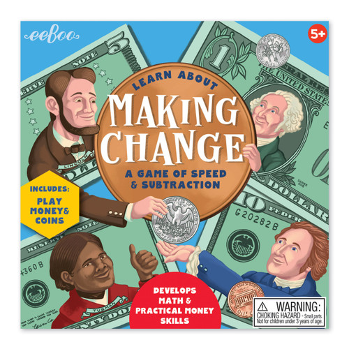 Making Change: A Game of Speed & Subtraction front cover