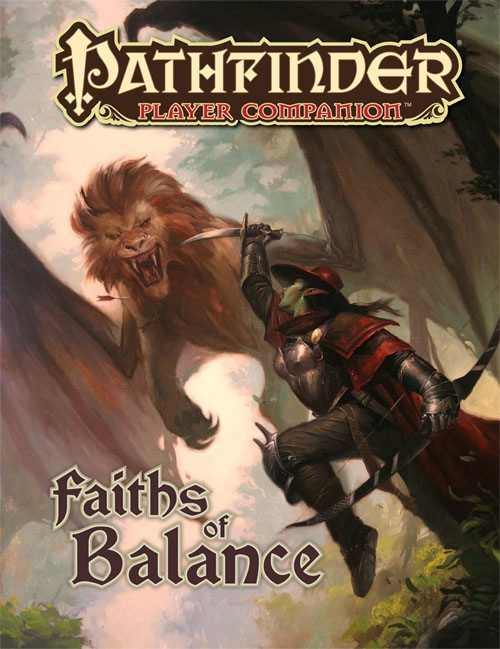 Faiths of Balance (Pathfinder Player Companion) front cover, ISBN: 1601253168