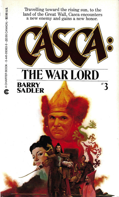 Casca #03: War Lord front cover by Sadler Barry, ISBN: 0441093639