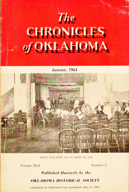 The Chronicles of Oklahoma Autumn, 1964 front cover by Oklahoma Historical Society