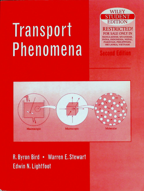 Transport Phenomena front cover by R. Byron Bird, ISBN: 9971514206