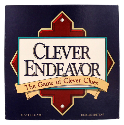 Clever Endeavor, the Game of Clever Clues: Master Game Deluxe Edition (1989) front cover