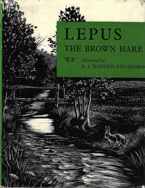 Lepus: The Brown Hare front cover by Denys Watkins-Pitchford, B.B.