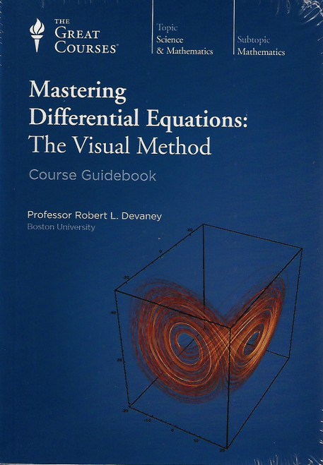 Mastering Differential Equations: The Visual Method front cover by Robert L. Devaney,The Great Courses, ISBN: 1598037439