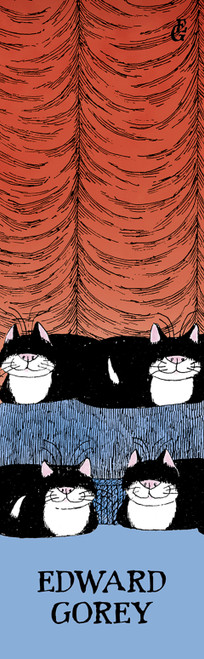 Jellicle Cats Bookmark front cover by Edward Gorey, ISBN: 0764978799