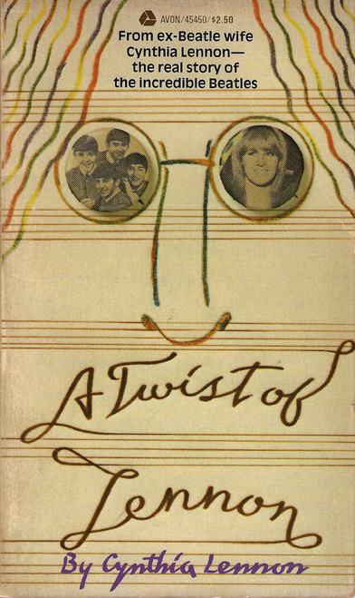 A Twist of Lennon front cover by Cynthia Lennon, ISBN: 0380454505