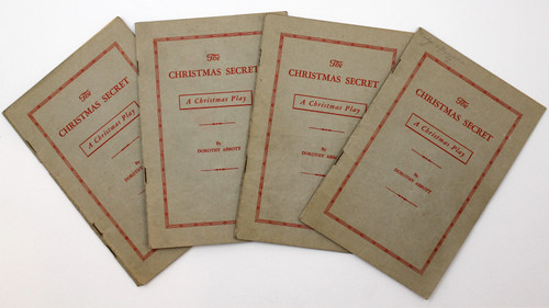 The Christmas Secret: A Christmas Play for 20 Characters front cover by Dorothy Abbott