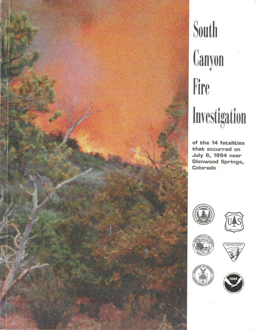 South Canyon Fire Investigation front cover by Glenwood Springs Fire Department
