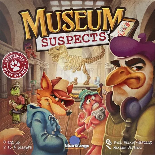 Museum Suspects Board Game front cover
