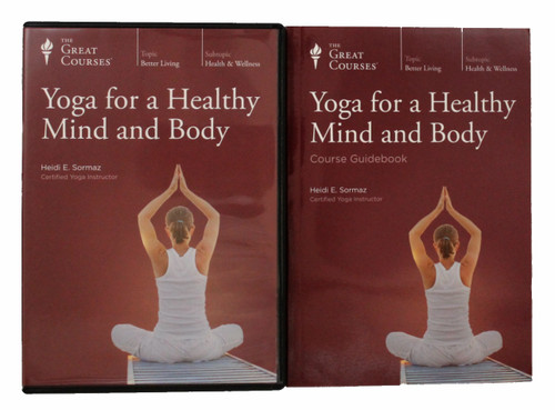 Yoga for a Healthy Mind and Body (The Great Courses) DVD front cover by Heidi Sormaz, ISBN: 1629970794