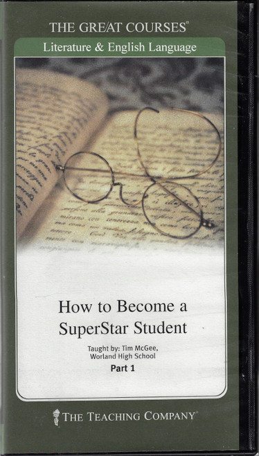 How to Become a SuperStar Student (The Great Courses) DVD front cover by Tim McGee