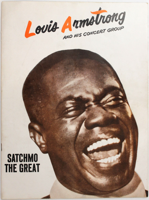 Louis Armstrong and his Concert Group front cover by Associated Booking Corp.