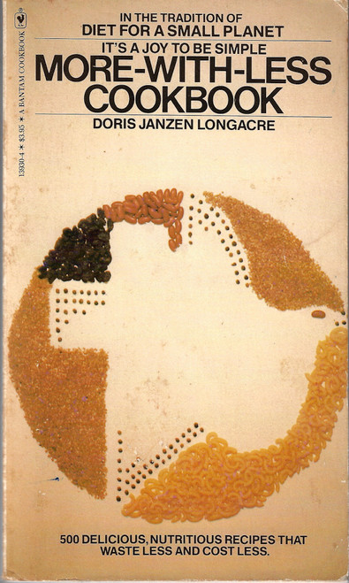 More-With-Less Cookbook front cover by Doris Janzen Longacre, ISBN: 0553139304