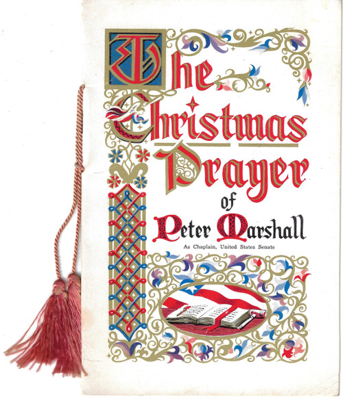 The Christmas Prayer of Peter Marshall, as Chaplain, United States Senate front cover by Peter Marshall