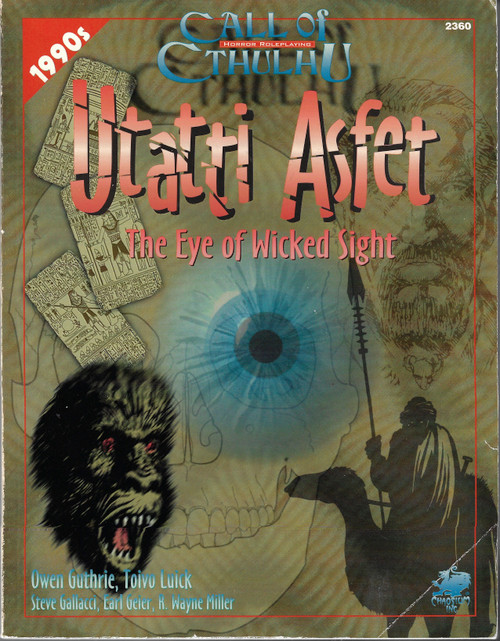 Utatti Asfet: The Eye of Wicked Sight front cover by Owen Guthrie,Luick Toivo, ISBN: 1568820569