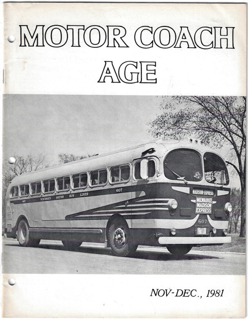 Motor Coach Age Nov.- Dec. 1981, Vol. XXXIII, Nos. 11 & 12 front cover