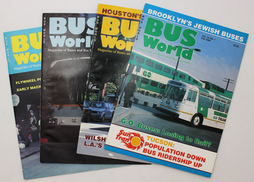 Bus World Volume 11, Nos. 1 Fall 1989 - 4 Summer 1990 front cover