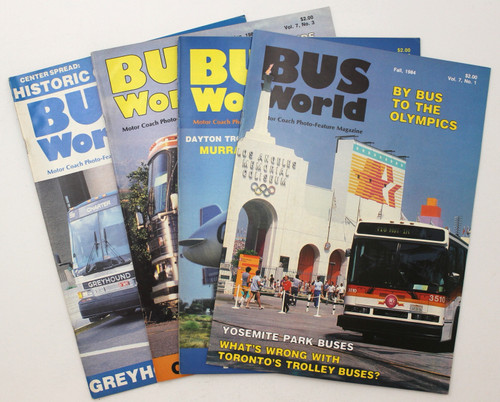 Bus World Volume 7, Nos. 1 Fall 1984 - 4 Summer 1985 front cover