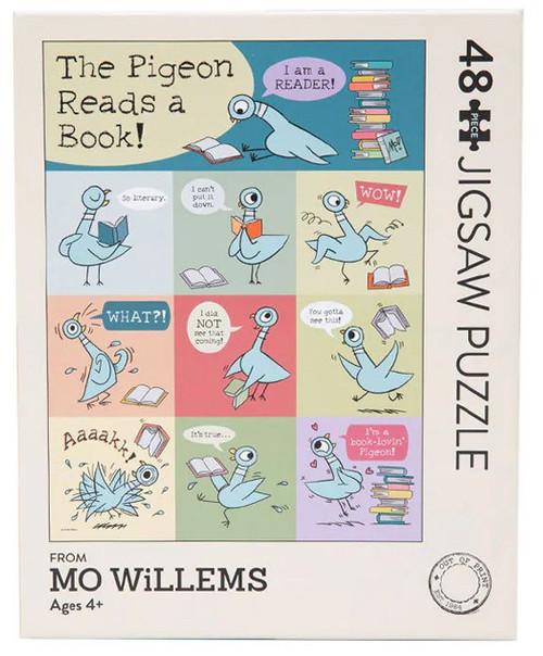 The Pigeon Reads a Book 48 Piece Puzzle front cover