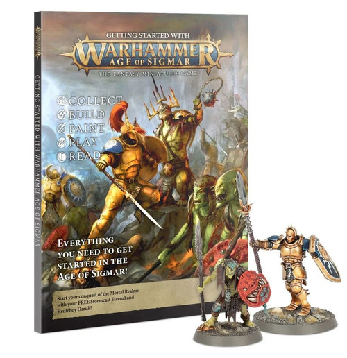 Warhammer Getting Started with Age of Sigmar (Magazine and Miniatures) front cover, ISBN: 1839064145