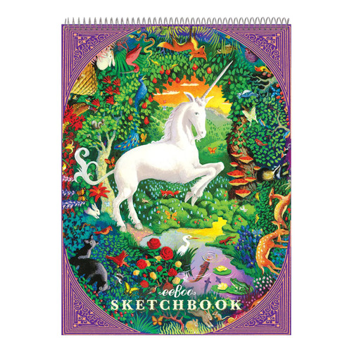 eeBoo Unicorn Sketchbook front cover