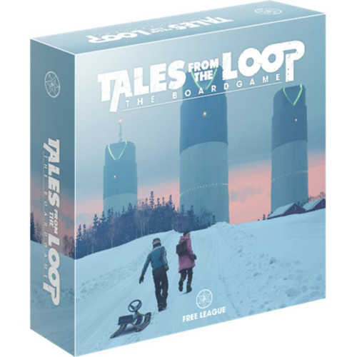 Tales from the Loop board game front cover by Simon Stalenhag