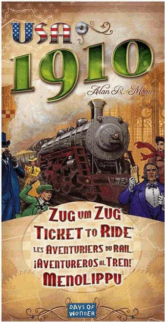 USA 1910 Ticket to Ride Expansion front cover