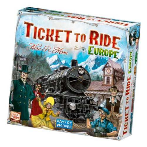 Ticket to Ride: Europe Board Game front cover