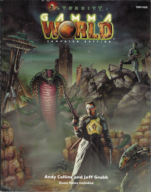 Gamma World (Alternity Sci-Fi Roleplaying, Gamma World Campaign Setting) front cover by Andy Collin, Jeff Grubb, ISBN: 078691629X