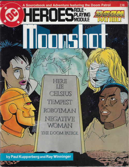 Moonshot (DC Heroes Roll-Playing Module) front cover by Paul Kupperberg,Ray Winninger, ISBN: 091277150X