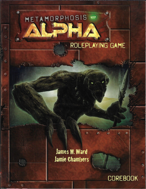 Metamorphosis Alpha Roleplaying Game front cover by James M. Ward, Jamie Chambers, ISBN: 0989410706