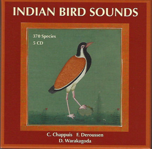 Indian Bird Sounds front cover by C. Shappuis, F. Deroussen, D. Warakagoda