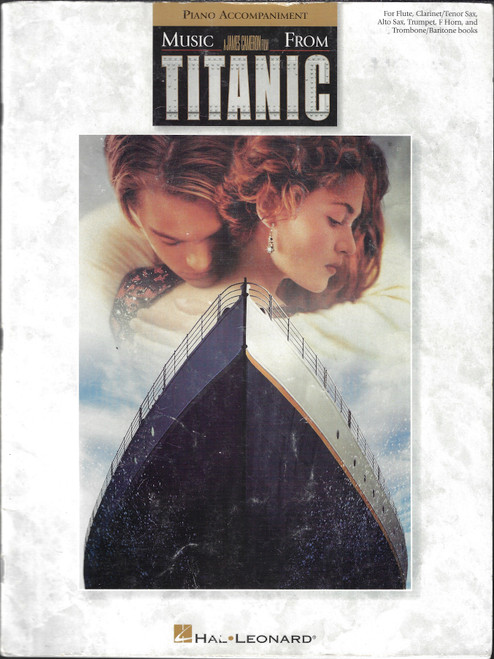 Music from Titanic: Piano Accompaniment for Brass and Woodwind Instrumental Solos front cover, ISBN: 0793594758