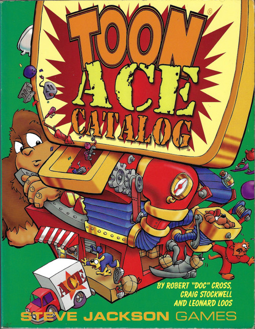 Toon Ace Catalog (Toon RPG) front cover by Robert Cross, M. Craig Stockwell, Leonard Loos, ISBN: 1556342780